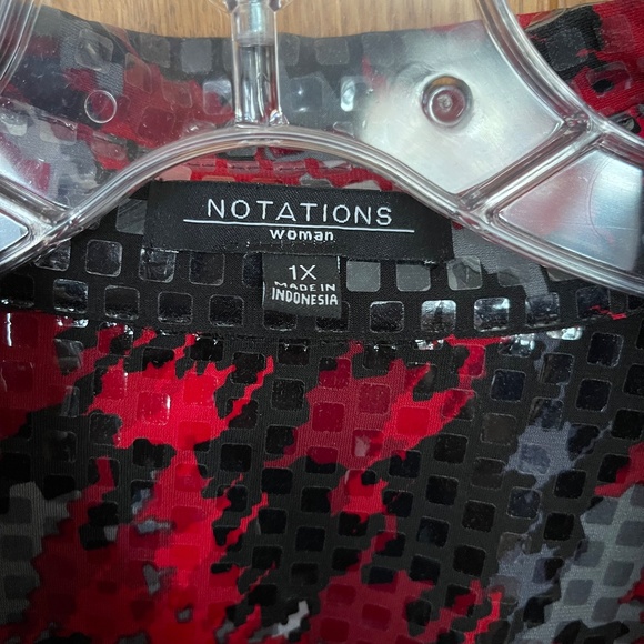 Notations Women's Onlined Jacket Size 1X - Picture 2 of 4